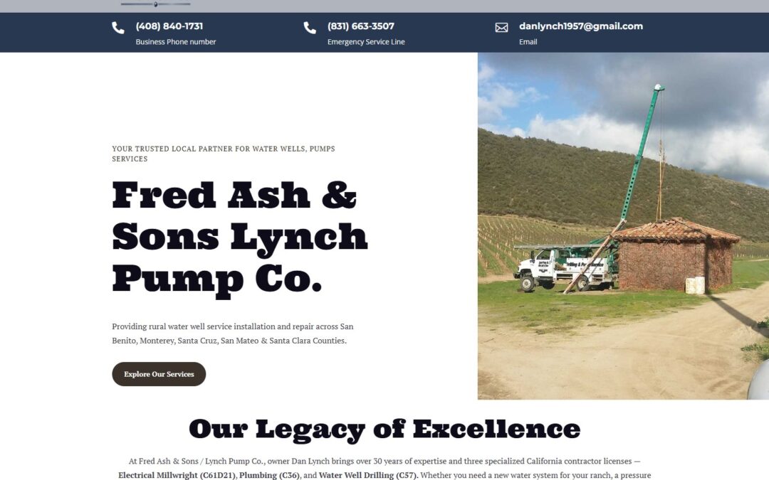 Fred Ash & Sons Lynch Pump Co.